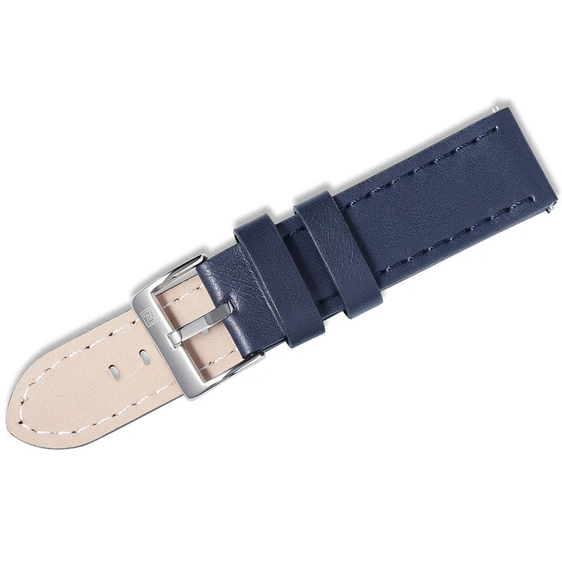 Genuine Leather Strap NAVIFORCE Watch Band 20mm Comfortable Waterproof Watchbands With Buckle Replacement Belt Watch Accessories