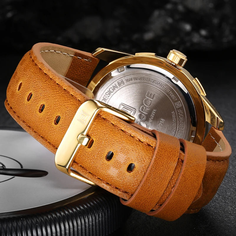 New NAVIFORCE Luxury Brand Men Fashion Watches Men's Waterproof Quartz Watch Male Clock With Box Set For Sale Relogio Masculino