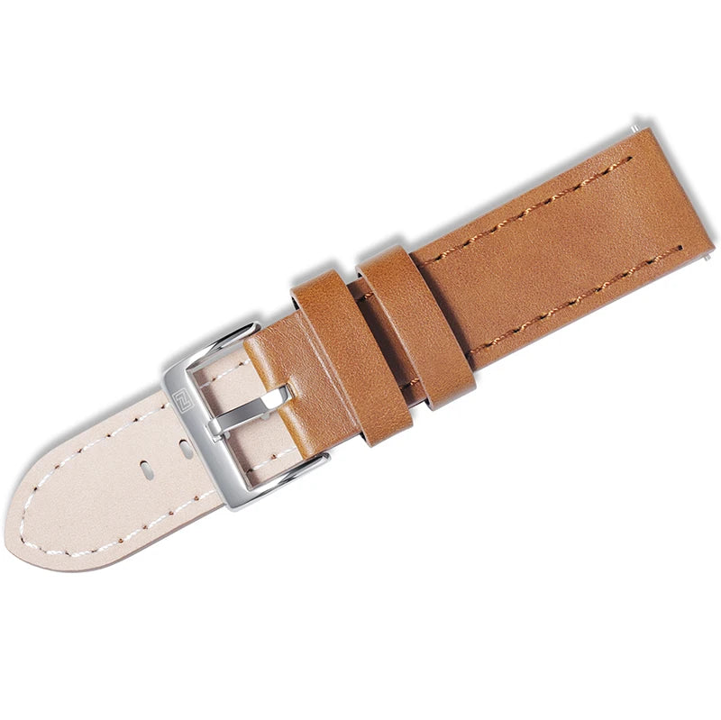 Genuine Leather Strap NAVIFORCE Watch Band 20mm Comfortable Waterproof Watchbands With Buckle Replacement Belt Watch Accessories