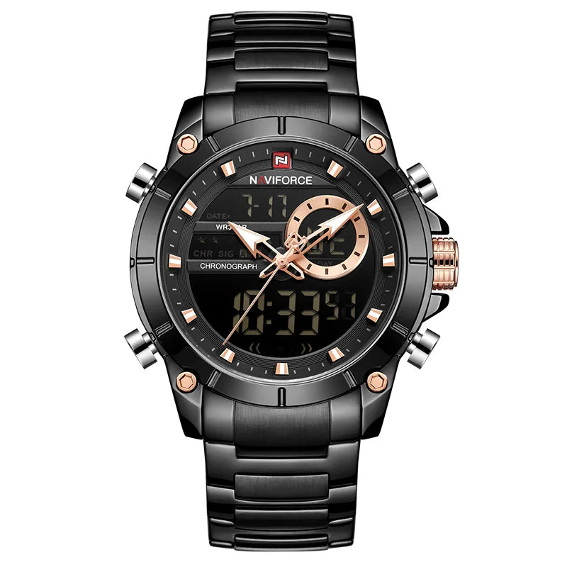 Relogio Masculino NAVIFORCE Top Brand Men Watches Fashion Luxury Quartz Watch Mens Military Chronograph Sports Wristwatch Clock
