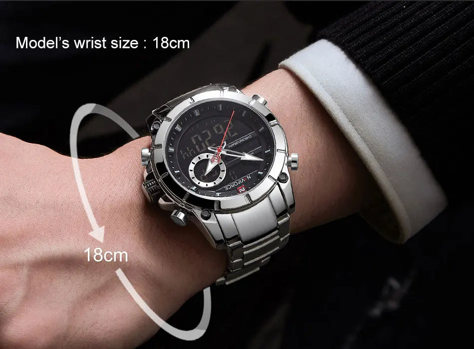 Relogio Masculino NAVIFORCE Top Brand Men Watches Fashion Luxury Quartz Watch Mens Military Chronograph Sports Wristwatch Clock