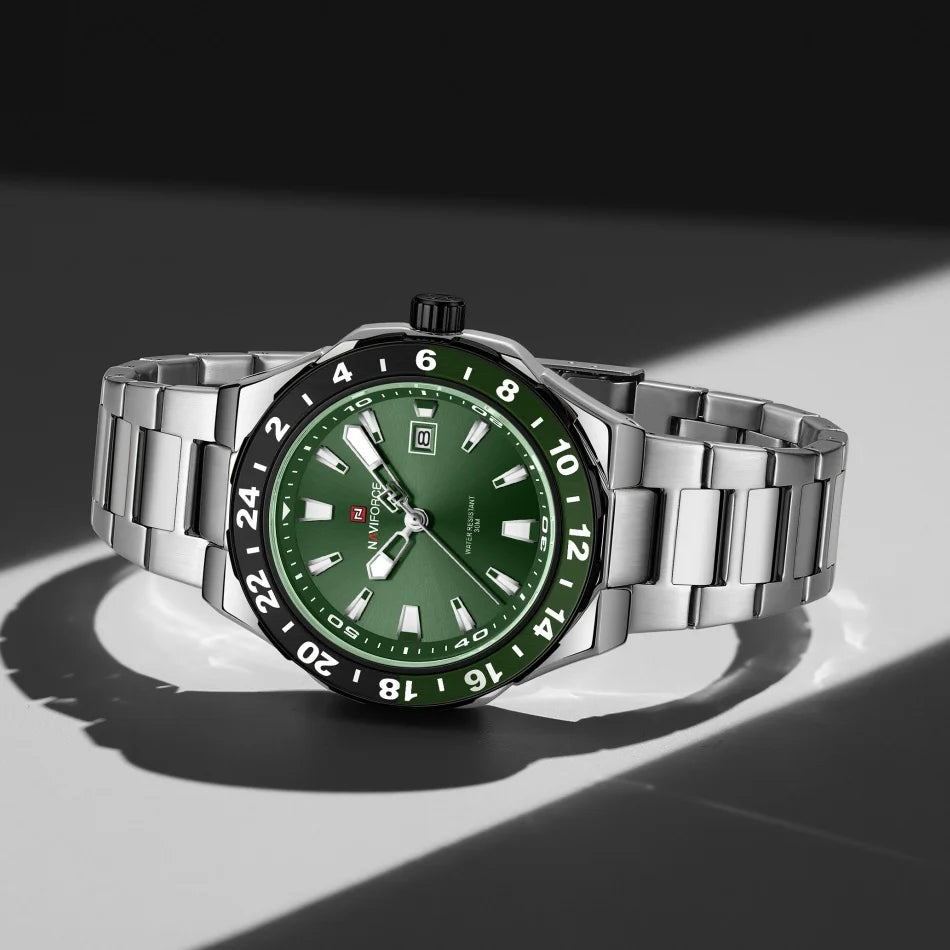 NAVIFORCE Men's Sport Casual Watch Men Military Quartz Wristwatch Date Display Waterproof Male Clock Watches Relogio Masculino