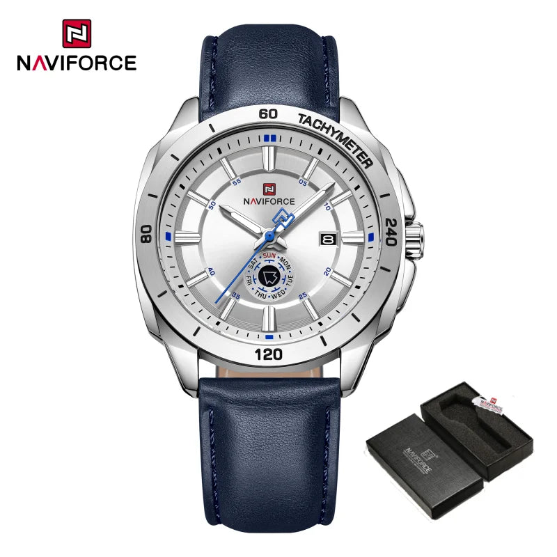 Relogo Masculino NAVIFORCE Business Watch Men Outdoor Casual 3ATM Waterproof Man Wristwatches Top Brand Luxury Boy GIft Watches