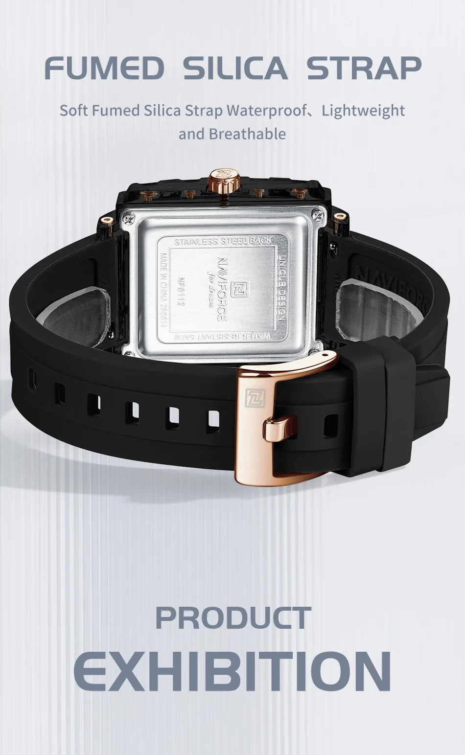 NAVIFORCE High Quality Men Watches 50M Waterproof Sport Date Display Quartz Watch Silicone Luminous Hands boy gift Reloj Hombre