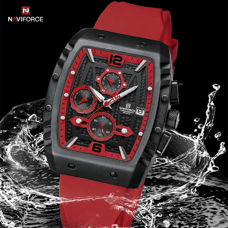 2023 Top Brand NAVIFORCE New Men's Luxury Watches Casual Sport Quartz Wristwatches Business Male Waterproof Chronograph Clock