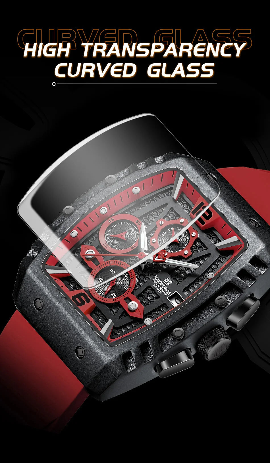 2023 Top Brand NAVIFORCE New Men's Luxury Watches Casual Sport Quartz Wristwatches Business Male Waterproof Chronograph Clock