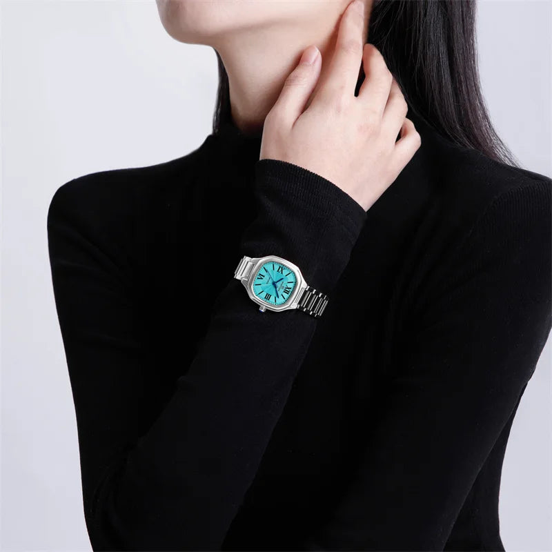 NAVIFORCE Women's Casual Watch Stainless Steel Bracelet Fashion Business Waterproof Quartz Wristwatches Ladies' Relogio Feminino