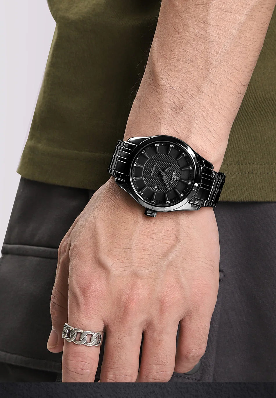 NAVIFORCE New Style Men's Quartz Business Watch Waterproof Sports Casual Stainless Steel Strap Men Date Clock Relogio Masculino