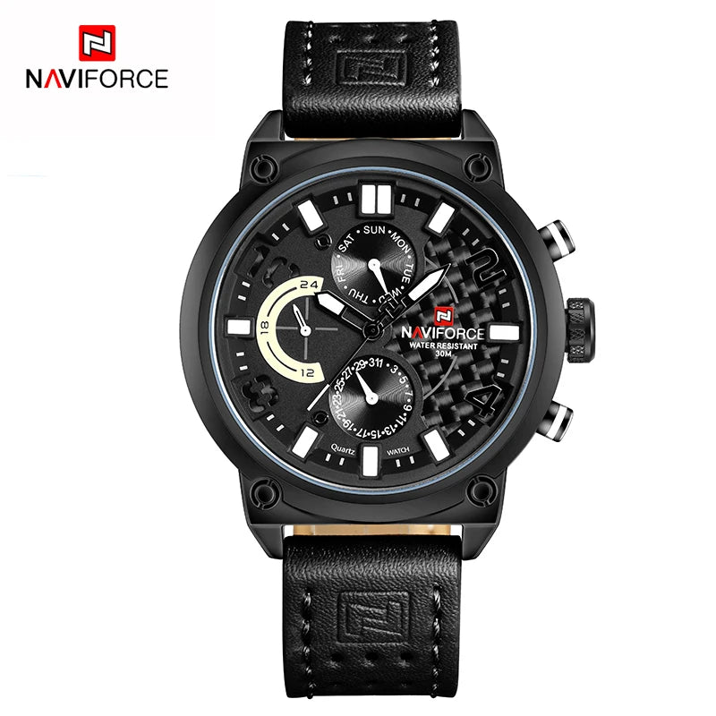 NAVIFORCE Watches Men Luxury Brand Quartz Watch Fashion Chronograph Watch Reloj Hombre Sport Clock Male Hour Relogio Masculino