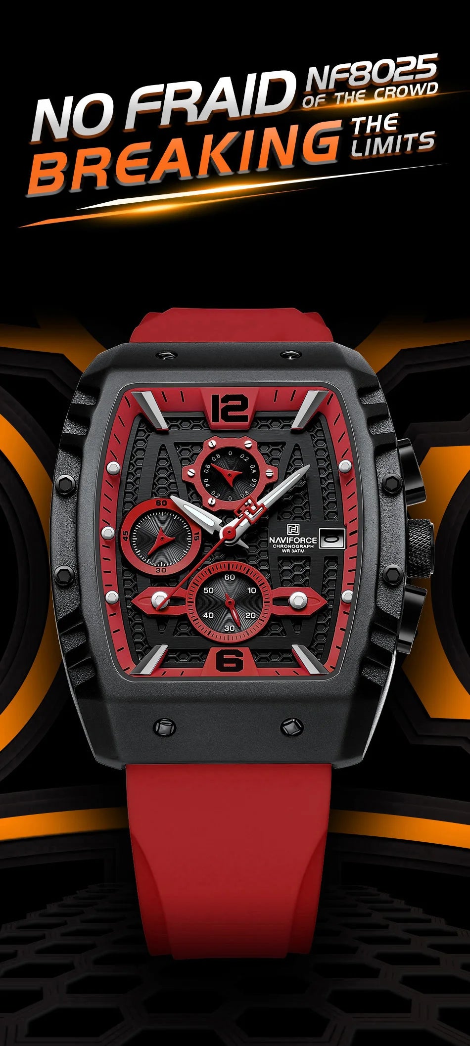 2023 Top Brand NAVIFORCE New Men's Luxury Watches Casual Sport Quartz Wristwatches Business Male Waterproof Chronograph Clock