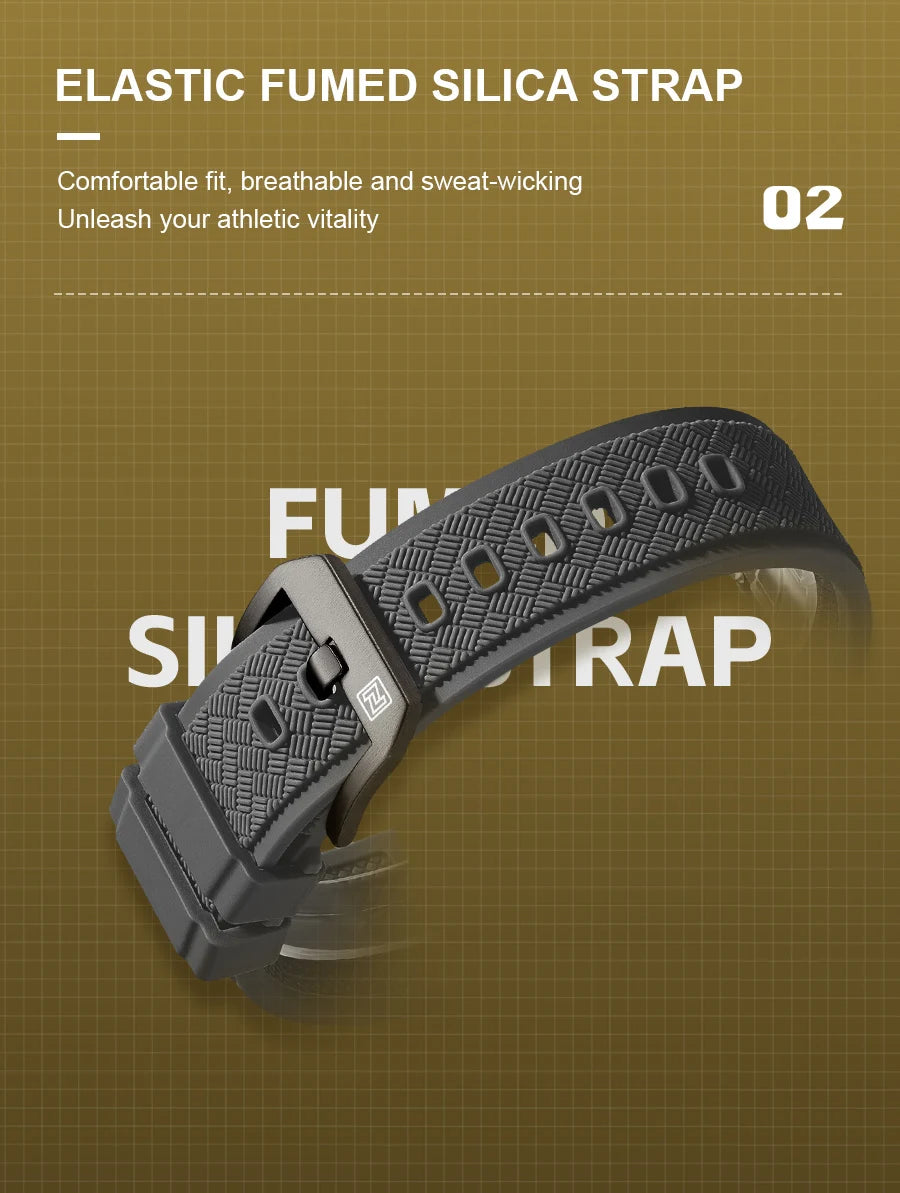 NAVIFORCE Man's Watch 30M Water Resistant Quartz Calendar Silicone Strap Luminous Casual Sports Hot Fashion Male Wristwatch Gift