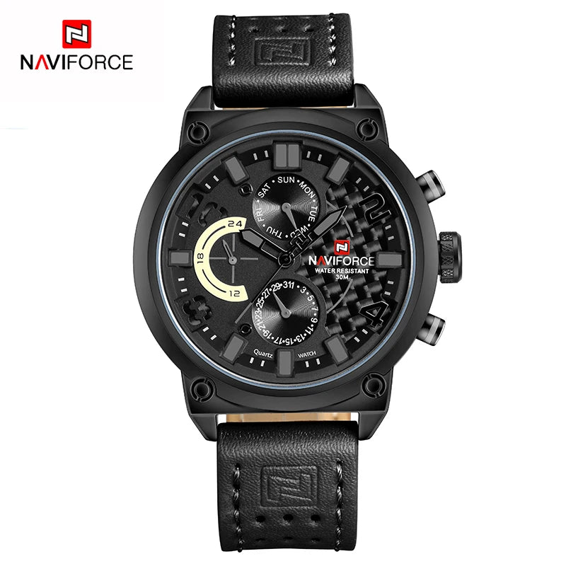 NAVIFORCE Watches Men Luxury Brand Quartz Watch Fashion Chronograph Watch Reloj Hombre Sport Clock Male Hour Relogio Masculino