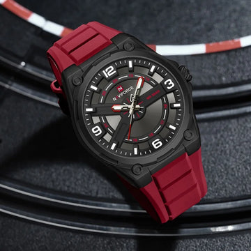 NAVIFORCE Vintage Men Watch Luxury Quartz Wristwatch Waterproof watches Fashion Style Retro Silicone Men Watch Relogio Masculino