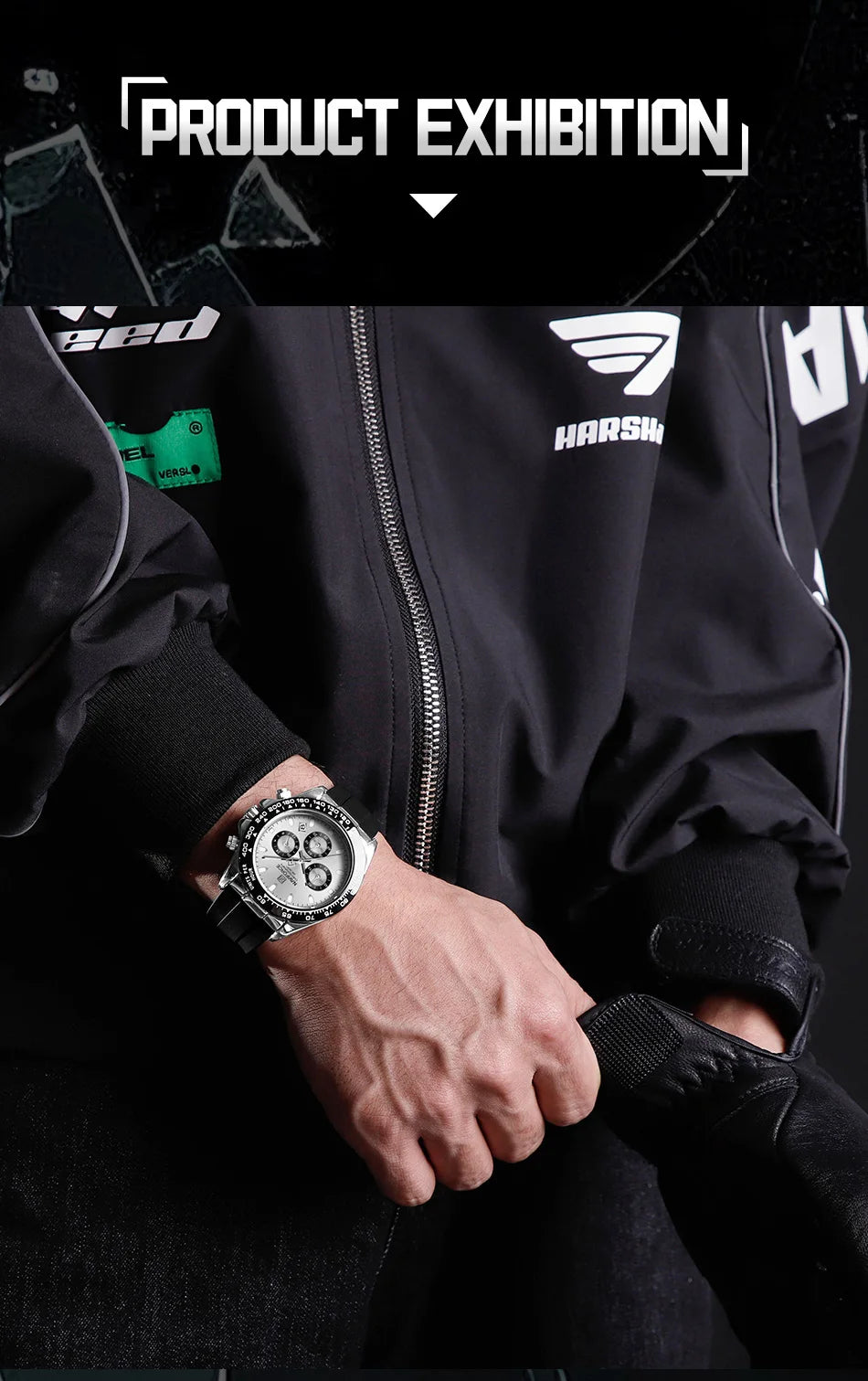 NAVIFORCE Men's Sport Watch Silicone Band Luminous Muti Chronograph Casual Wristwatch Relogio Masculino Male Gift with 2025 Mode
