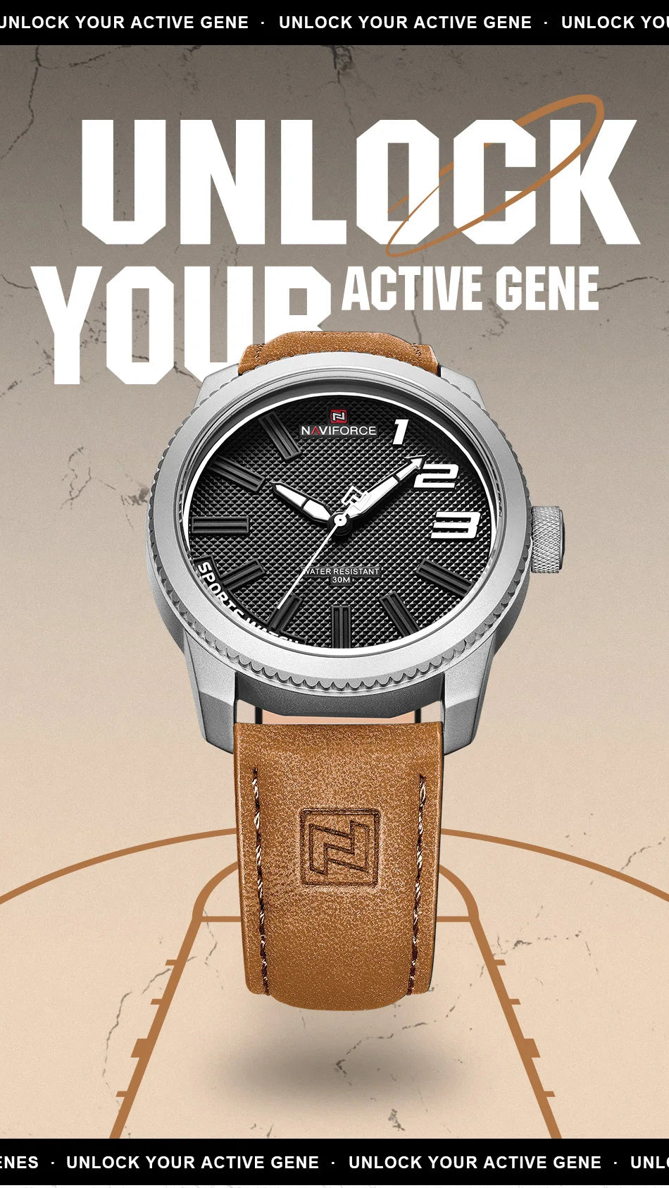 100% Original NAVIFORCE Watch For Men 2022 New Quartz Sport Waterproof Clock Fashion Luxury High Quality Male Leather Wrist Watc