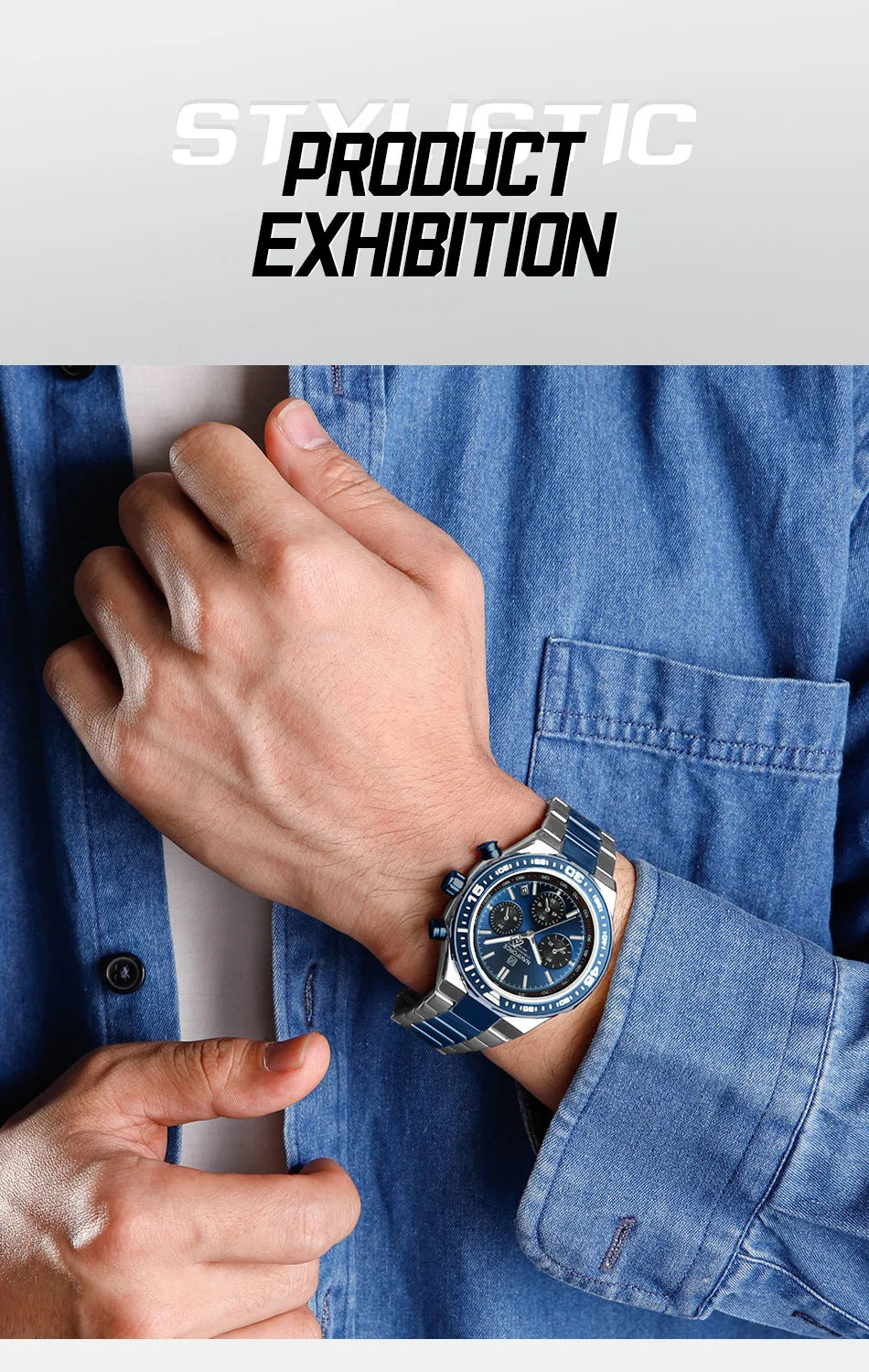 NAVIFORCE Luxury Stainless Steel Waterproof Classic Quartz Wristwatches Fashion Watch Men High Quality Male Big Face Clock Gifts