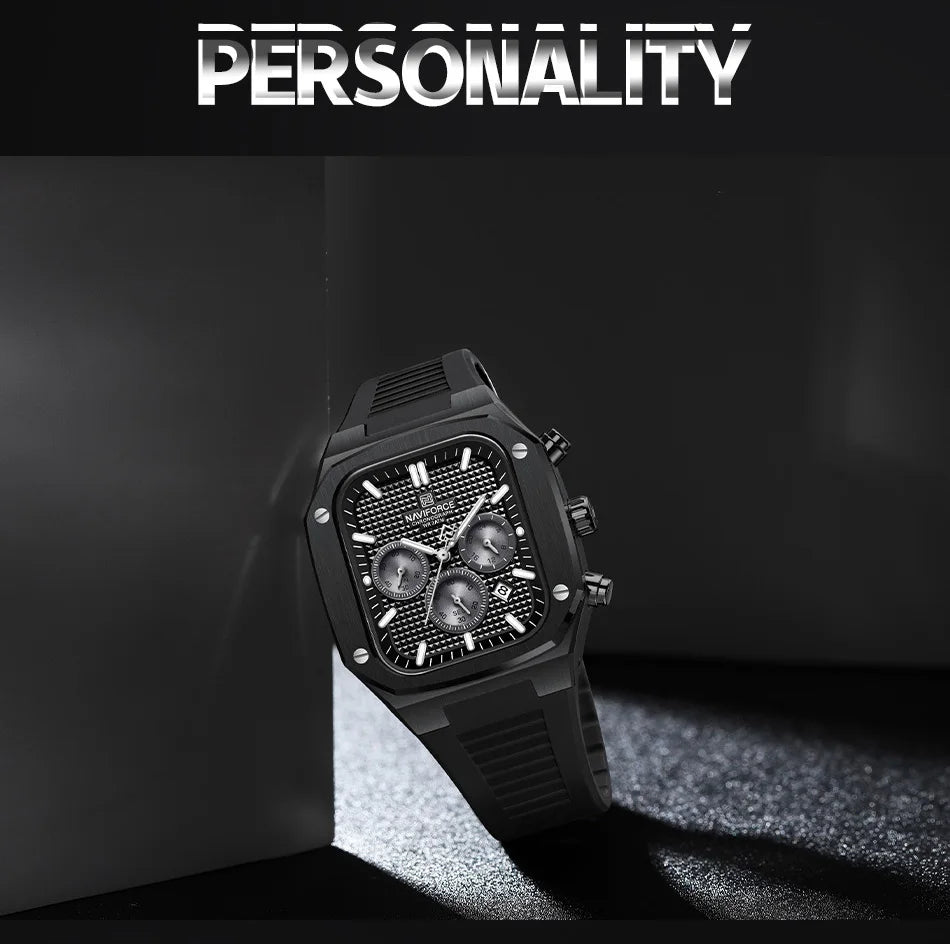 NAVIFORCE Brand New Men's Watches Luxury Date  Luminous Clock Chronograph Quartz Wristwatches Waterproof Relogio Masculino Gifts