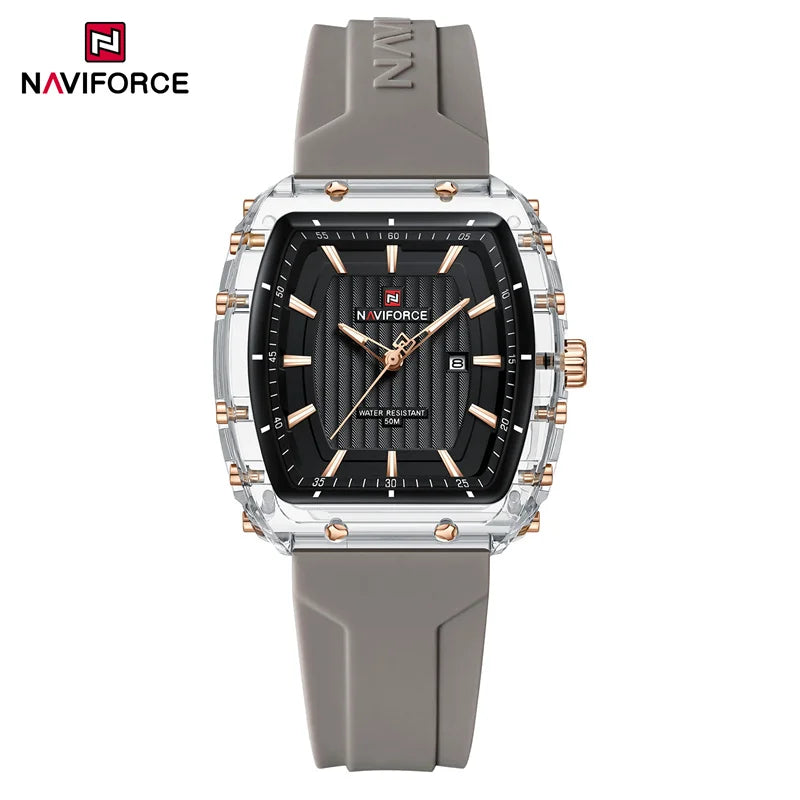 NAVIFORCE Women Watch Luxury Brand Fashion Simple Quartz Calendar Ladies Watch Waterproof Wristwatch Lady Clock Relogio Feminino