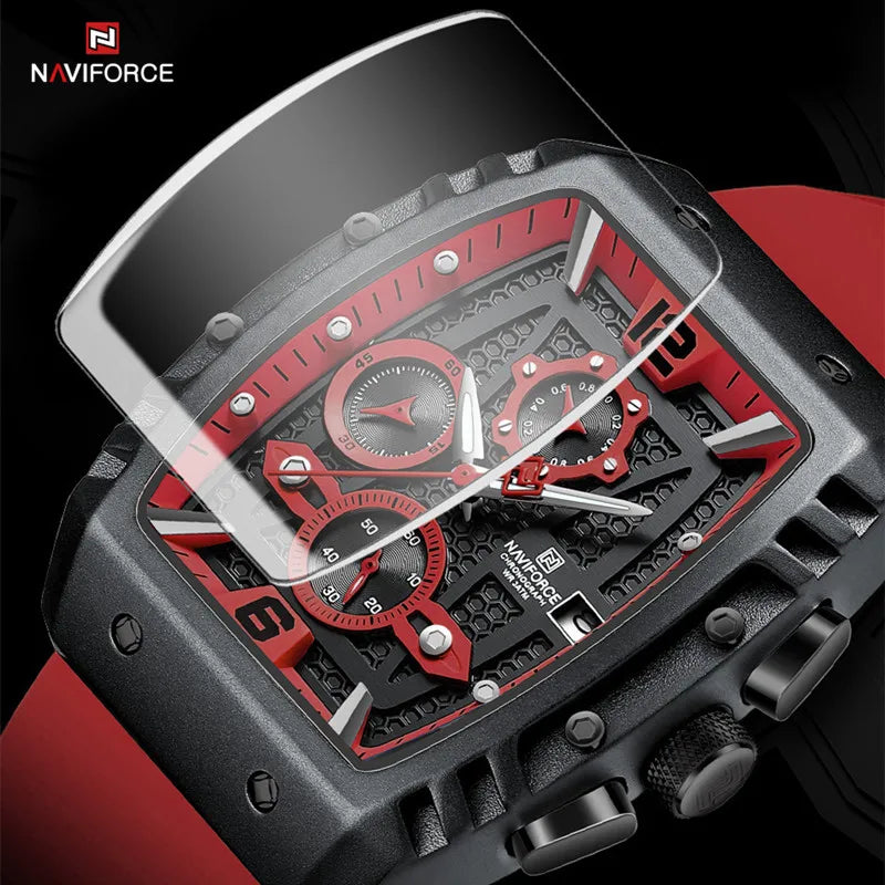 2023 Top Brand NAVIFORCE New Men's Luxury Watches Casual Sport Quartz Wristwatches Business Male Waterproof Chronograph Clock