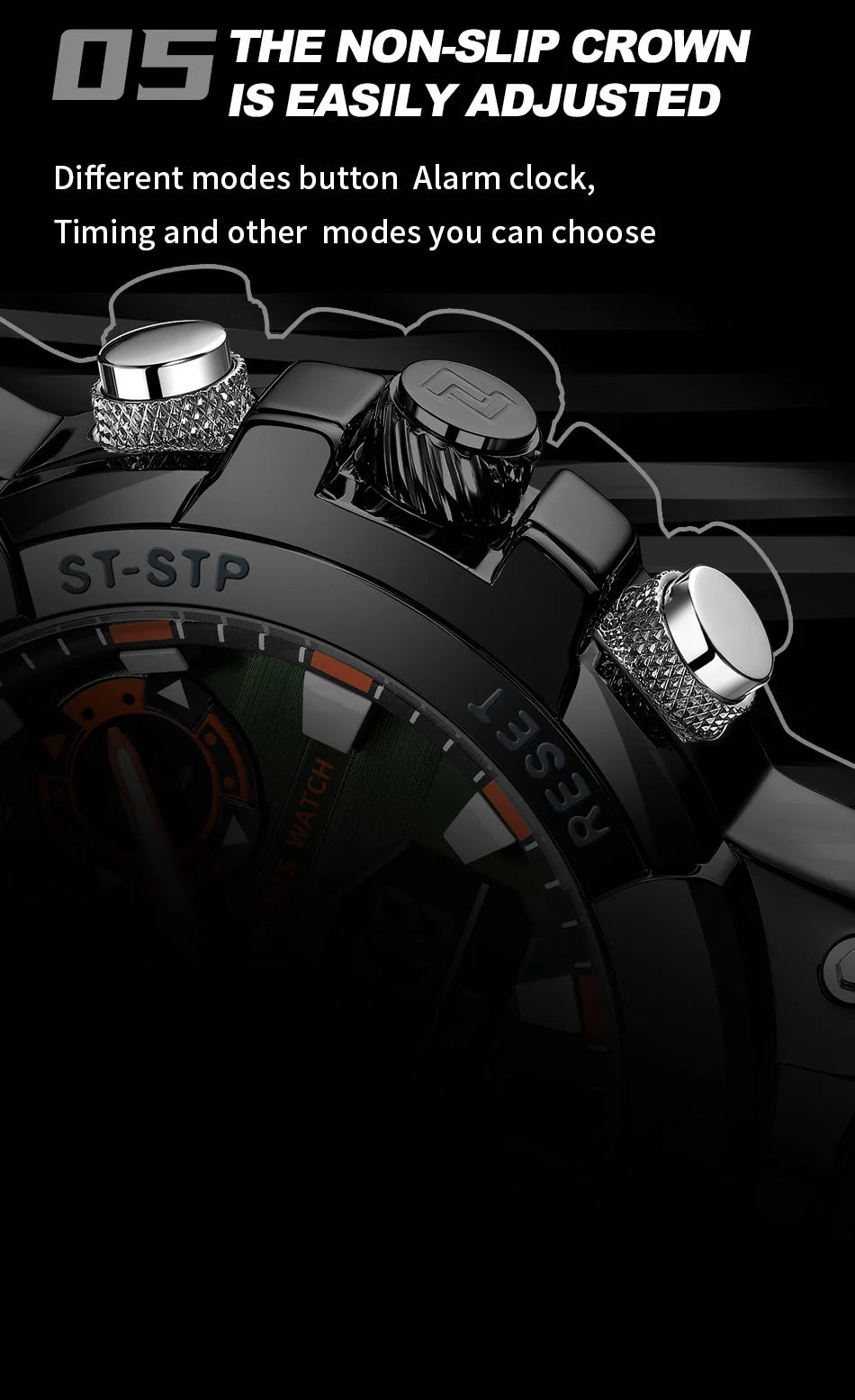 NAVIFORCE New Military Sports Mens Watches Top Brand Luxury Dual Display Waterproof LED Digital Watch for Men Quartz Wristwatch