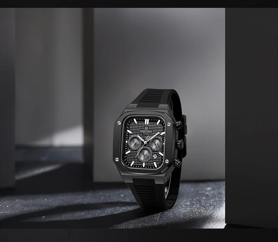 NAVIFORCE Brand New Men's Watches Luxury Date  Luminous Clock Chronograph Quartz Wristwatches Waterproof Relogio Masculino Gifts