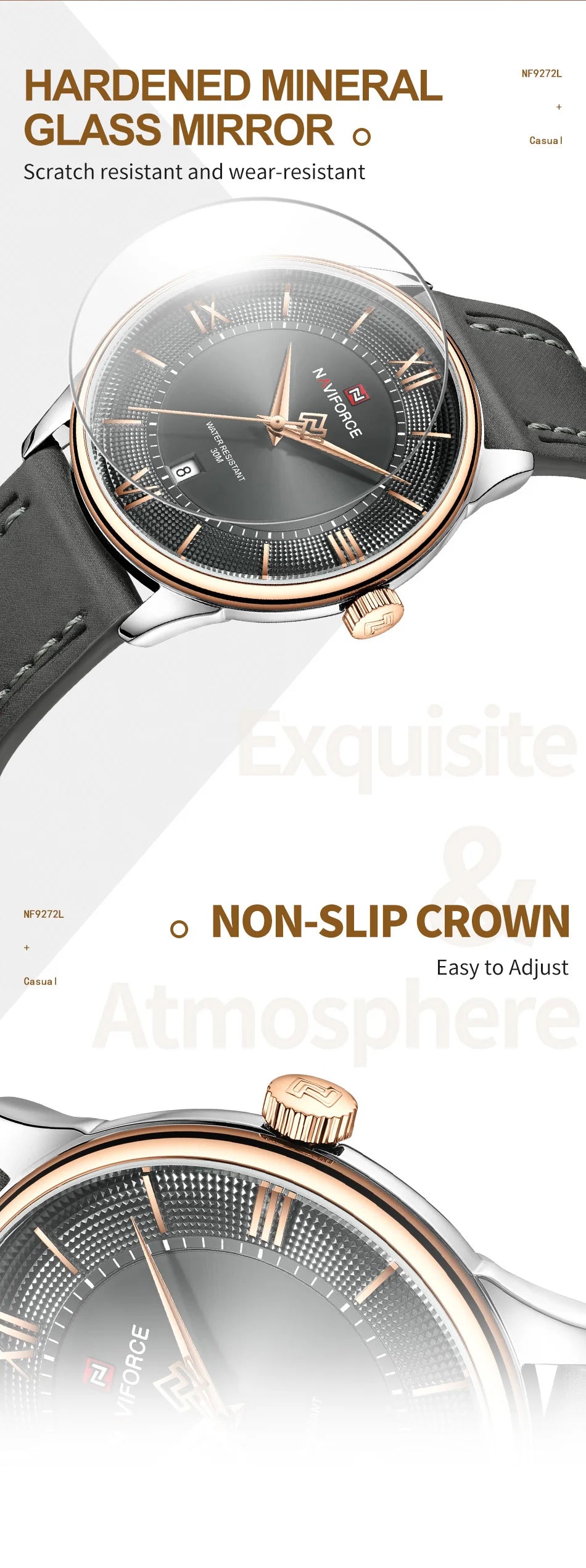 NAVIFORCE 2025 High Quality Men's Luxury Quartz Wristwatch Sports Date Waterproof Fashion Clock Top Brand Male Relogio Masculino