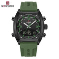 NAVIFORCE Digital Men Military Watch Waterproof Wristwatch Quartz Clock Sports Big Watches Man Dual Display Relogios Masculino
