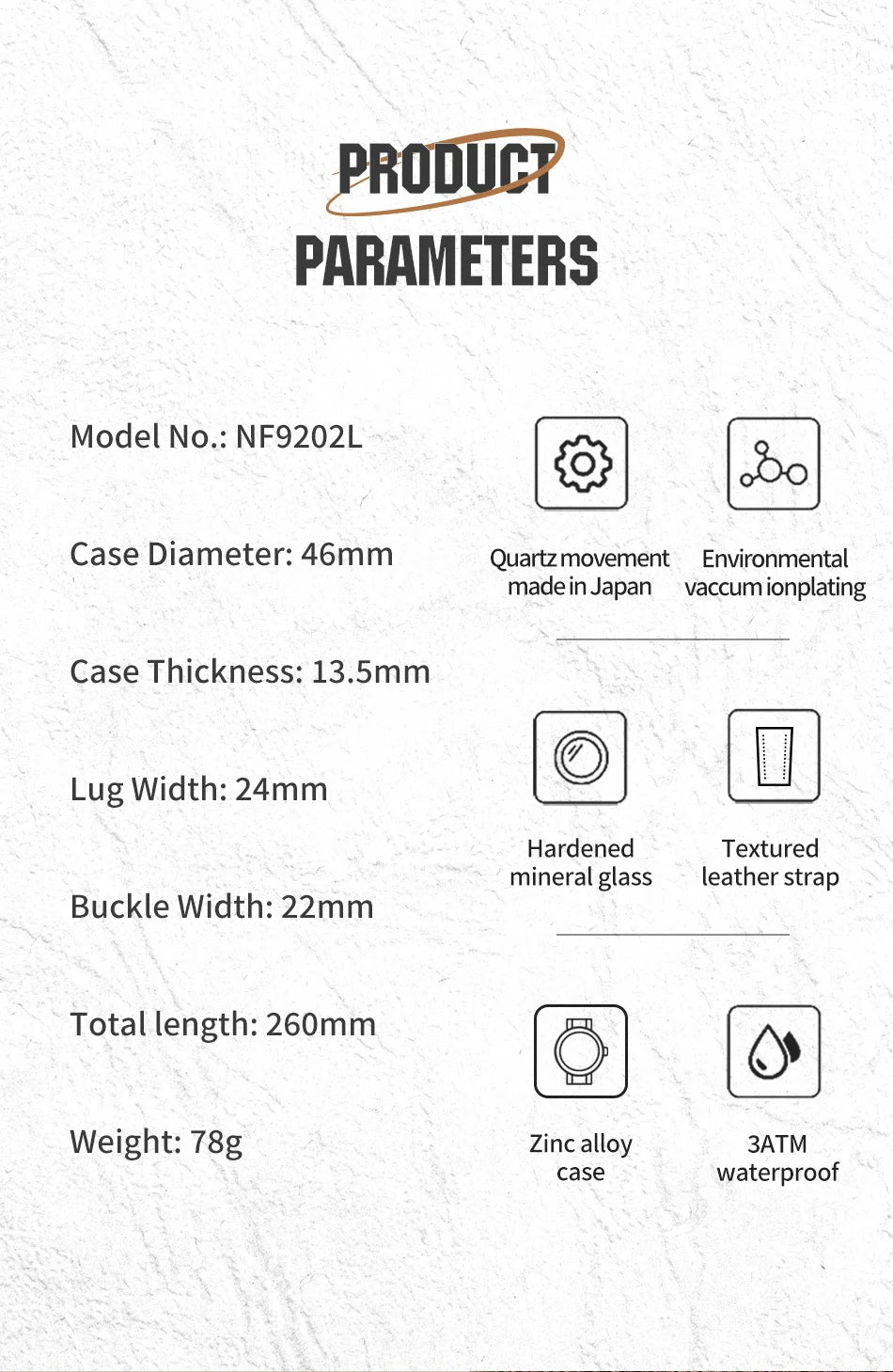 NAVOFORCE 2022 New Watch Men Leather Men's Casual Business Male Watch Waterproof Sport Wristwatch Hot Sale Relogio Masculino