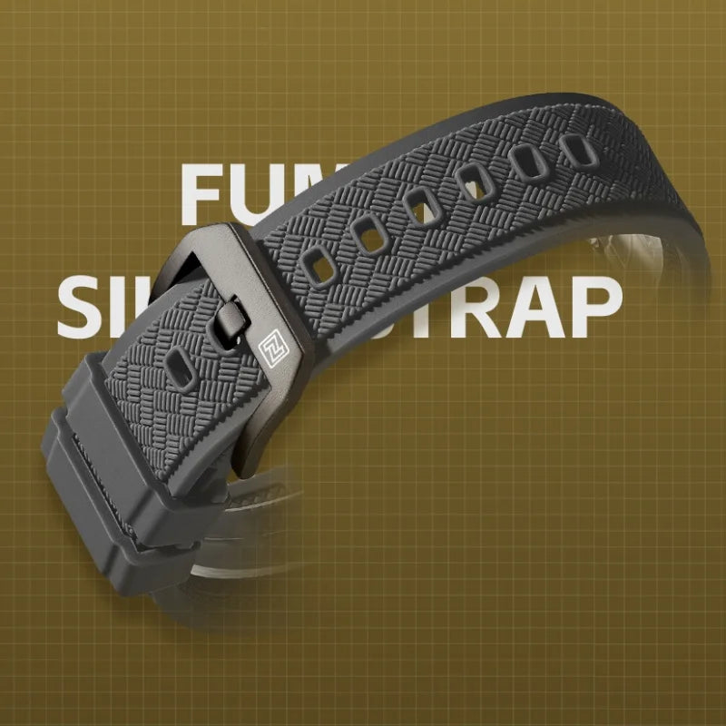 NAVIFORCE Man's Watch 30M Water Resistant Quartz Calendar Silicone Strap Luminous Casual Sports Hot Fashion Male Wristwatch Gift