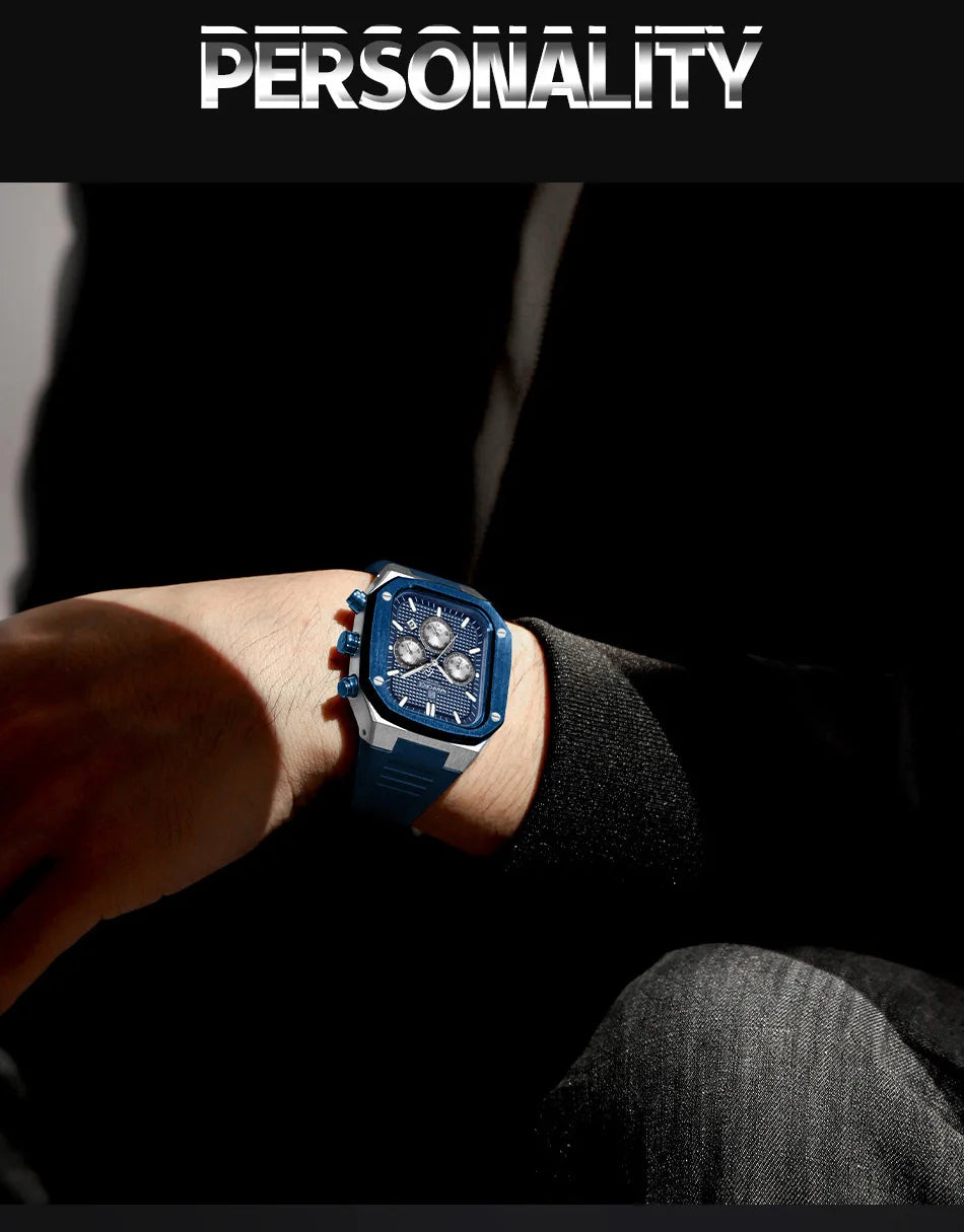 NAVIFORCE Luxury Men Watches Fashion Casual Waterproof Date Quartz Wristwatches Silicone Strap Luminous Clock Relogio Masculino