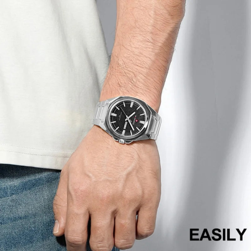 NAVIFORCE Watches for Man Quartz 30M Waterproof Luminous Hand Stainless Steel Business Male Fashion Wristwatch Relogio Masculino