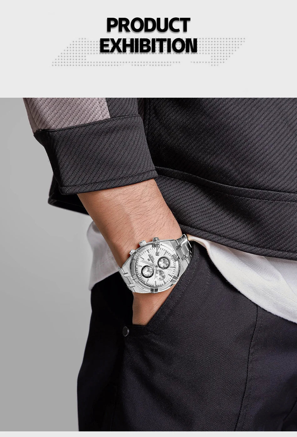 NAVIFORCE Original Men's Watches Waterproof Classics Quartz Wristwatches Stainless Steel Luminous Chronograph Clock 2023 Trend