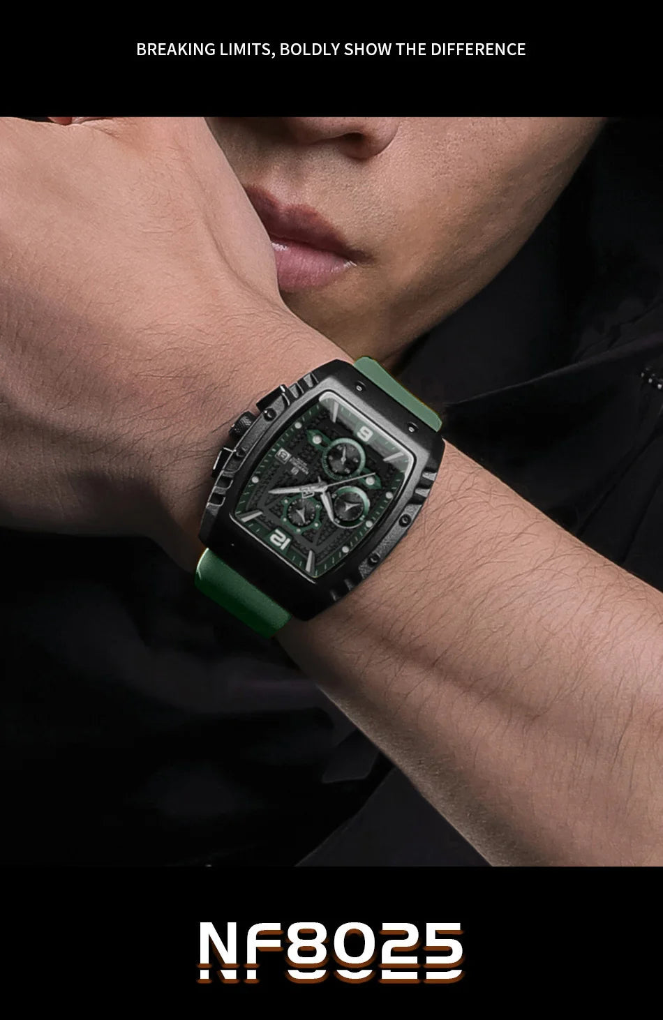 NAVIFORCE Brand 2023 New Men's Watches Luxury Silicone Strap Casual Quartz Wristwatches Sport Waterproof Clock Relogio Masculino
