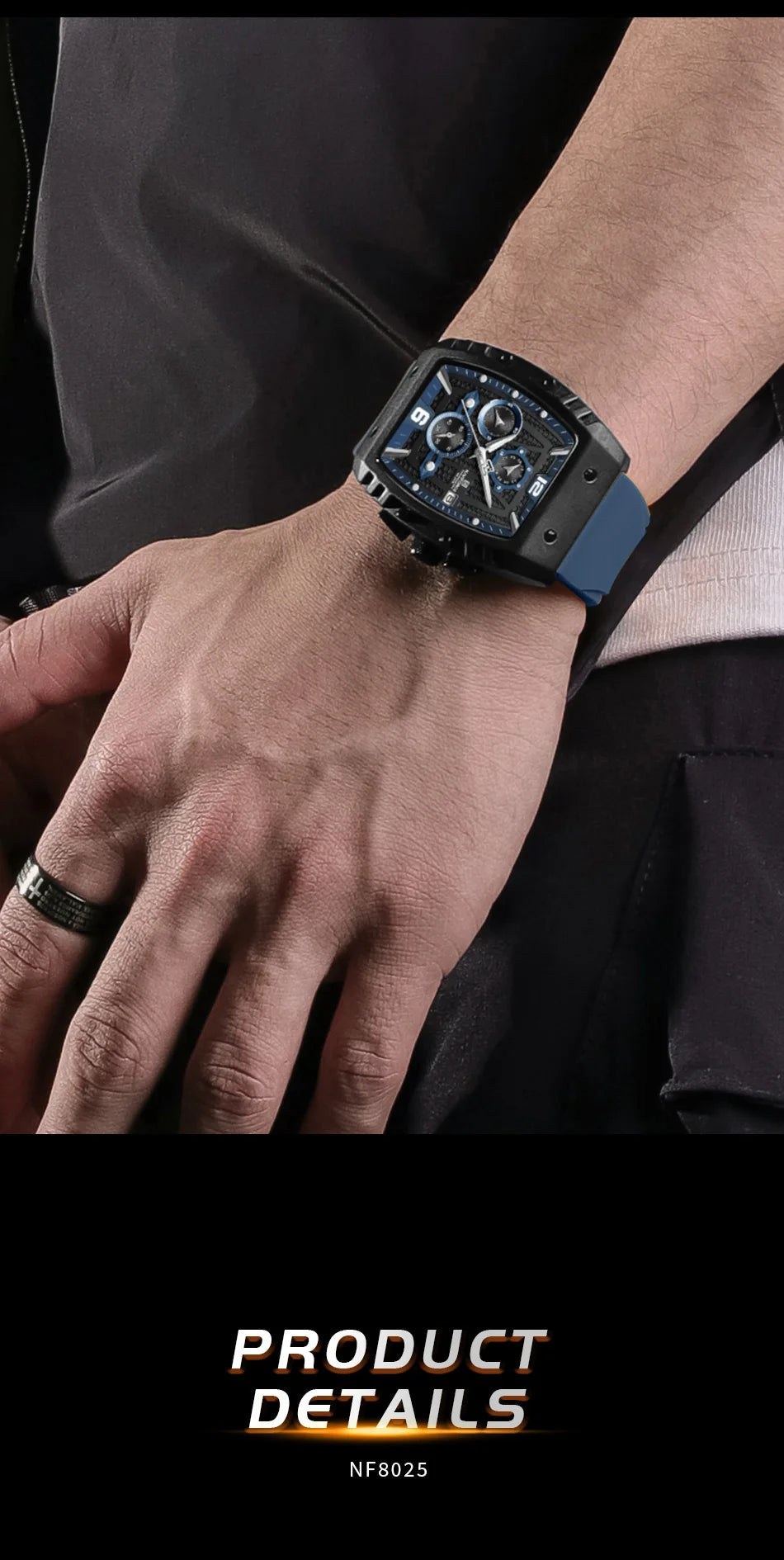 2024 Top Brand NAVIFORCE New Men Luxury Watches Chronograph Sport Quartz Wristwatch Waterproof Luminous Date Clock Reloj Hombre