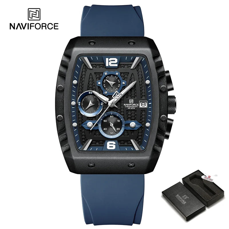 2024 Top Brand NAVIFORCE New Men Luxury Watches Chronograph Sport Quartz Wristwatch Waterproof Luminous Date Clock Reloj Hombre