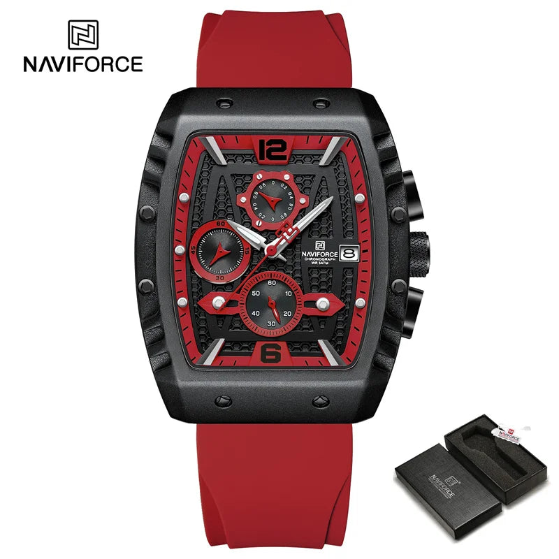 2024 Top Brand NAVIFORCE New Men Luxury Watches Chronograph Sport Quartz Wristwatch Waterproof Luminous Date Clock Reloj Hombre