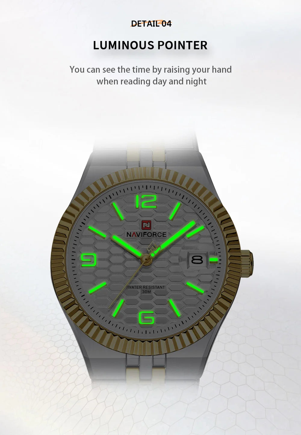NAVIFORCE Women Watches Quartz Wristwatch Waterproof High Quality Ladies Steel Bracelet Female Romantic Stylish Business Clock