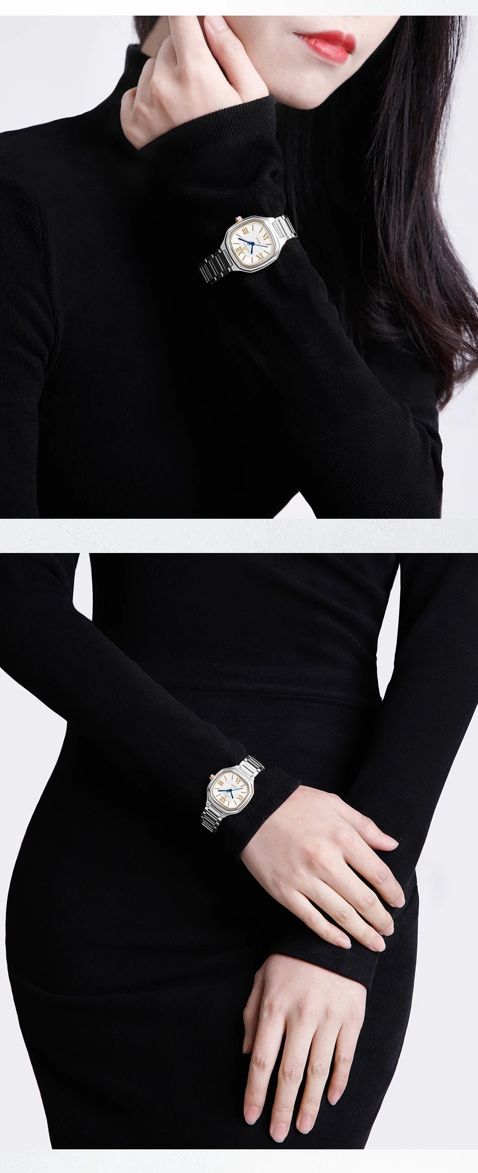NAVIFORCE Brand Women Watch Stainless Steel Strap Waterproof Personality Fashion Female Quartz Wristwatch Relogio Feminino 2024
