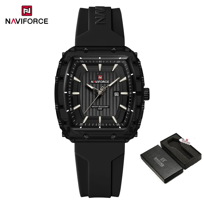 NAVIFORCE Women Watch Luxury Brand Fashion Simple Quartz Calendar Ladies Watch Waterproof Wristwatch Lady Clock Relogio Feminino