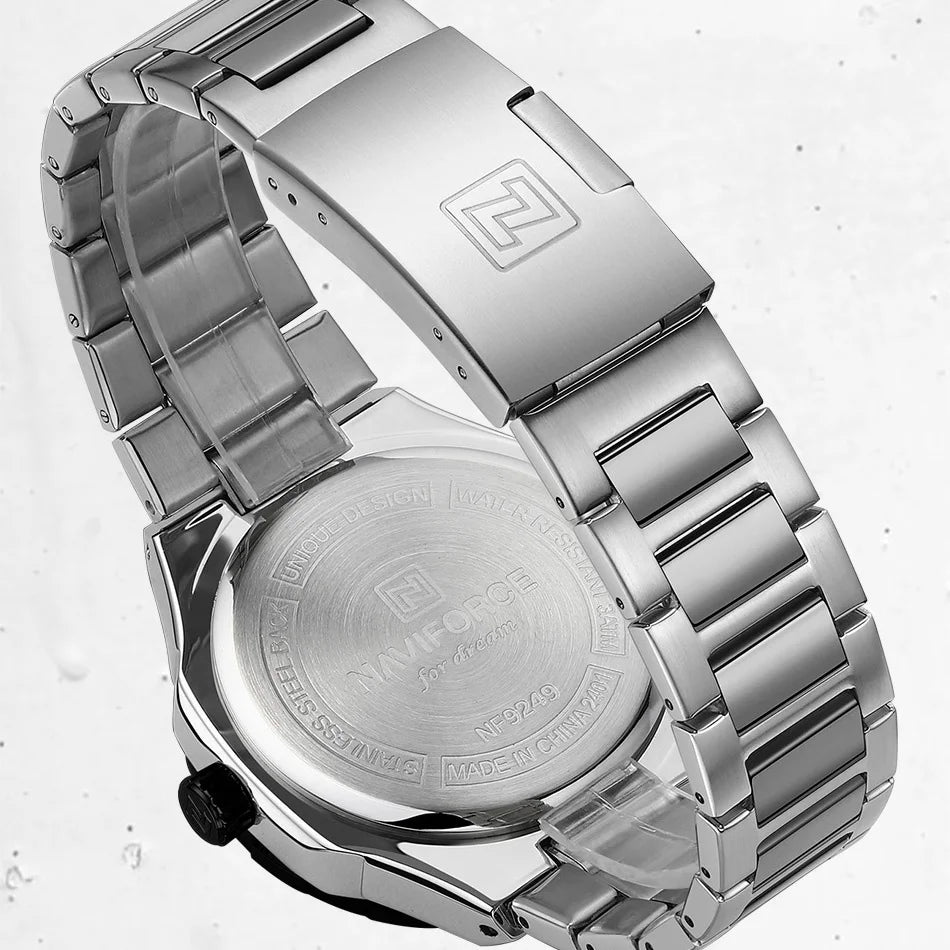 NAVIFORCE Men's Sport Casual Watch Men Military Quartz Wristwatch Date Display Waterproof Male Clock Watches Relogio Masculino