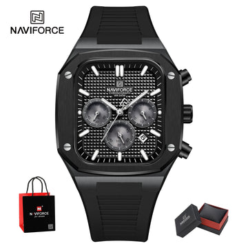 NAVIFORCE Brand New Men's Watches Luxury Date  Luminous Clock Chronograph Quartz Wristwatches Waterproof Relogio Masculino Gifts