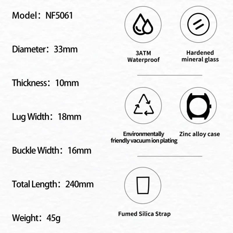 NAVIFORCE Simple Women Watches Quartz Waterproof Polygon Dial Luminous Silicone Watch Ladies Luxury Wristwatch Gift Box NF5061