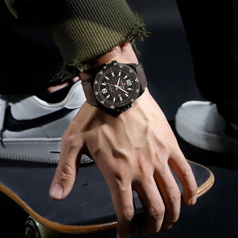 NAVIFORCE Brand New Men's Luxury Watches High Quality Business Quartz Wristwatch Auto Date Waterproof Clock Relogio Masculino