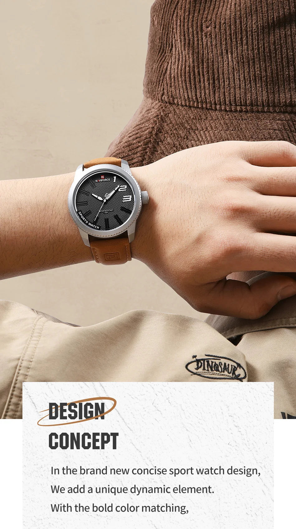100% Original NAVIFORCE Watch For Men 2022 New Quartz Sport Waterproof Clock Fashion Luxury High Quality Male Leather Wrist Watc
