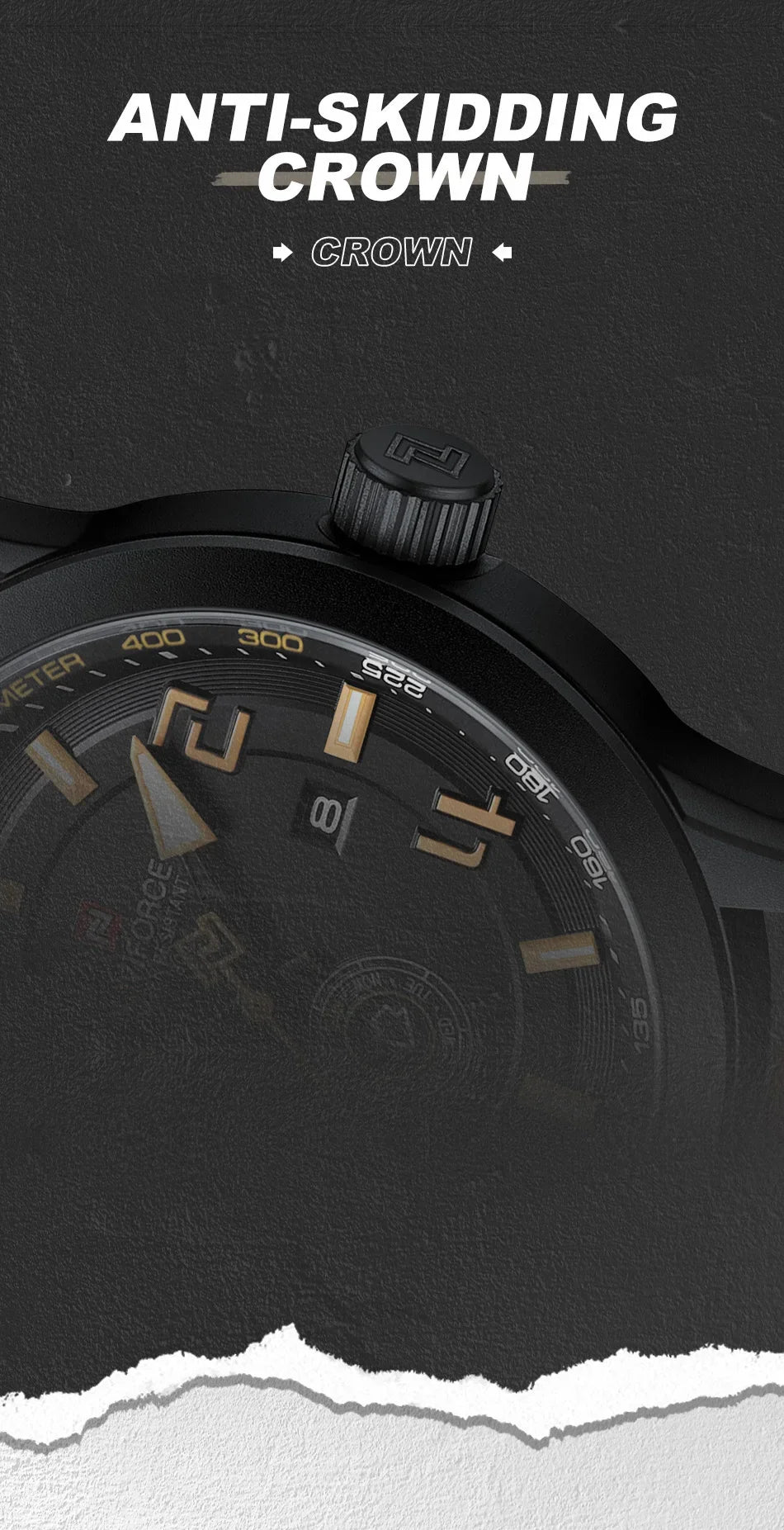 NAVIFORCE Watches for men Fashion Sports PU Strap 30m Waterproof Quartz Calendar Display Wristwatch Male Gift Relogio Masculino