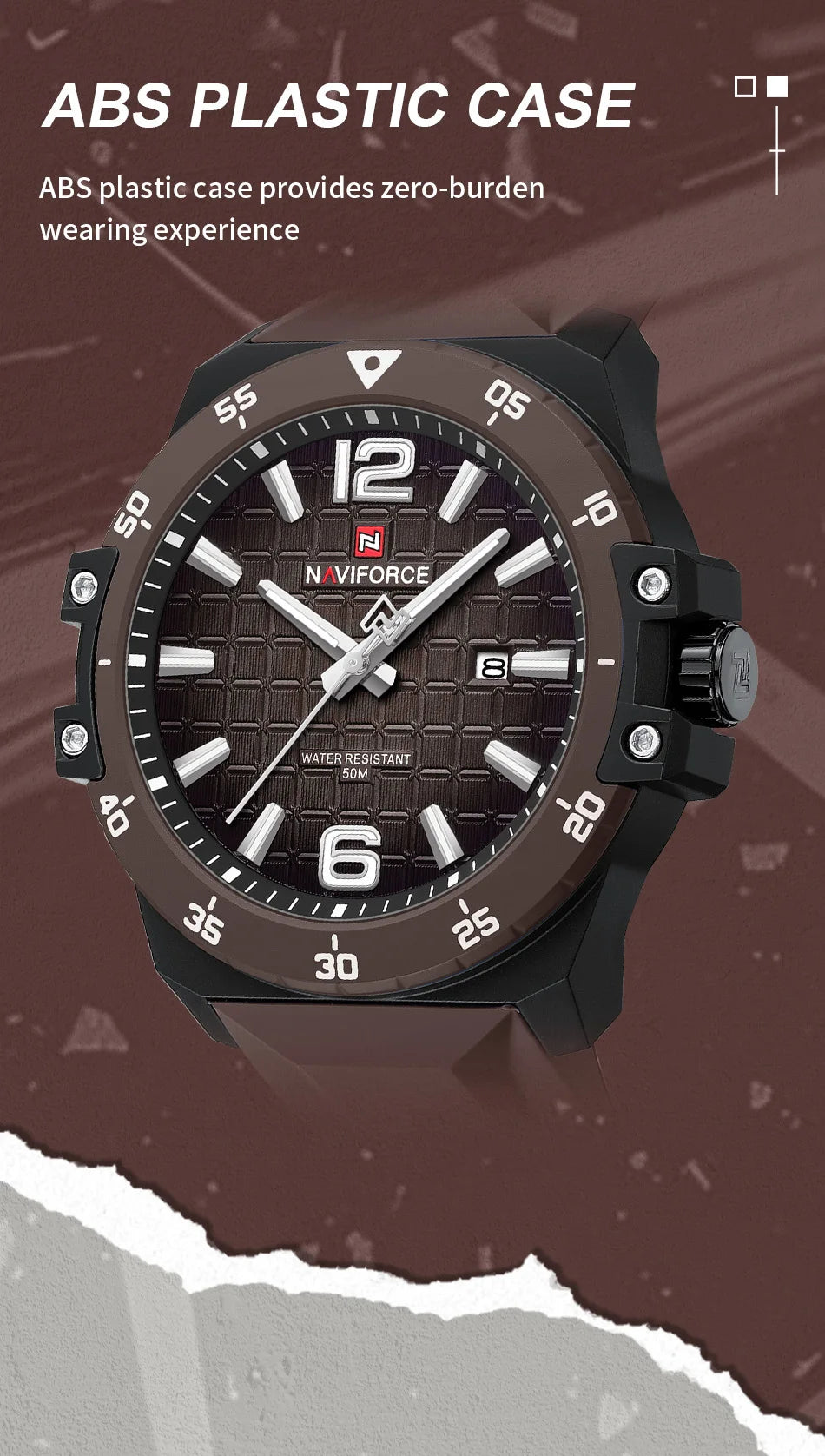 NAVIFORCE Brand New Men's Luxury Watches High Quality Business Quartz Wristwatch Auto Date Waterproof Clock Relogio Masculino