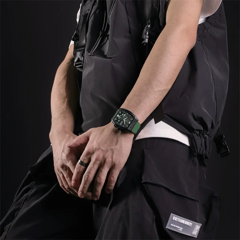 NAVIFORCE Brand 2023 New Men's Watches Luxury Silicone Strap Casual Quartz Wristwatches Sport Waterproof Clock Relogio Masculino