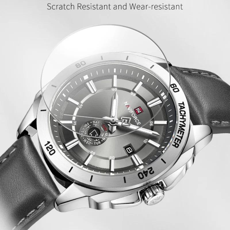 Relogo Masculino NAVIFORCE Business Watch Men Outdoor Casual 3ATM Waterproof Man Wristwatches Top Brand Luxury Boy GIft Watches