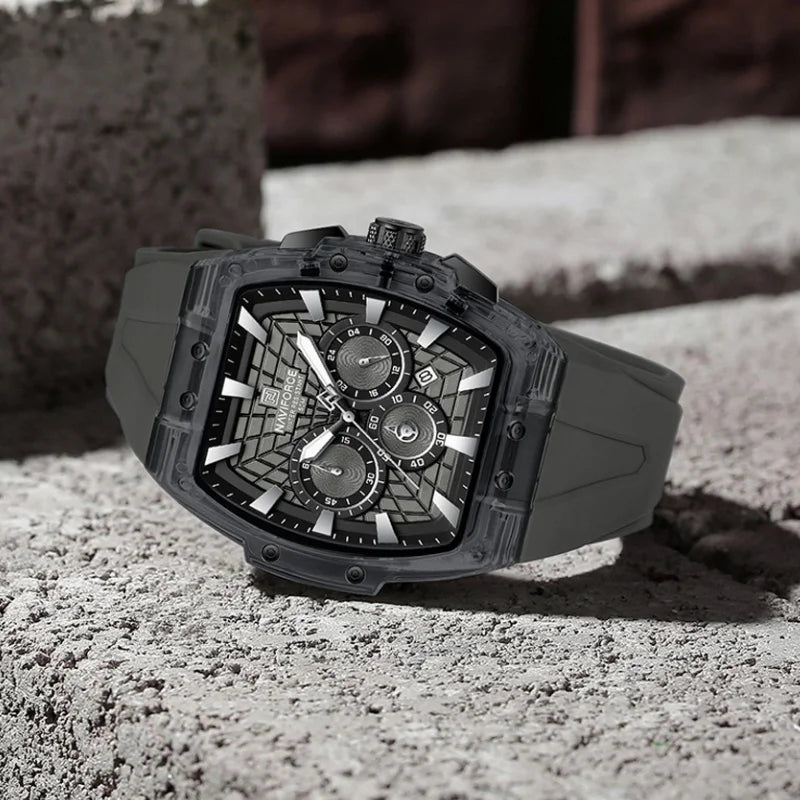 2026 New NAVIFORCE Mens Watches Top Brand Luxury Steel Mutifunction Chronograph Watch for Men Fashion Sports Quartz Men Clock