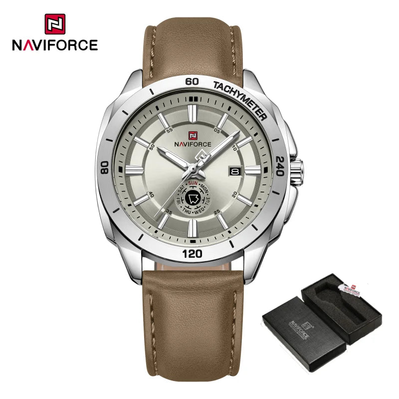 Relogo Masculino NAVIFORCE Business Watch Men Outdoor Casual 3ATM Waterproof Man Wristwatches Top Brand Luxury Boy GIft Watches